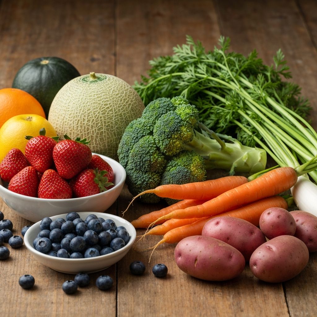 Lebensmittelauswahl im Alltag